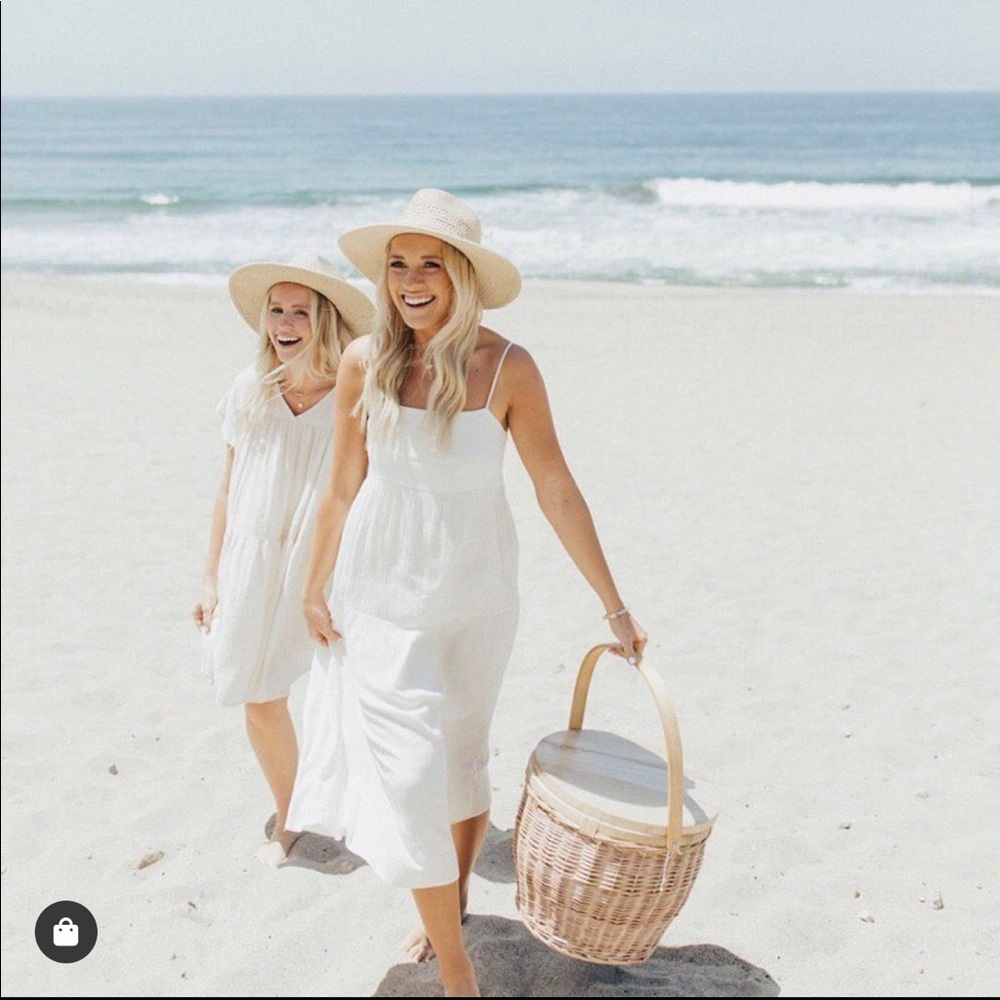 Carly Jean Los Angeles Lauren Midi Dress - Natural
